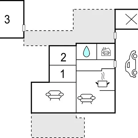 Three-bedroom In * Оттеруп